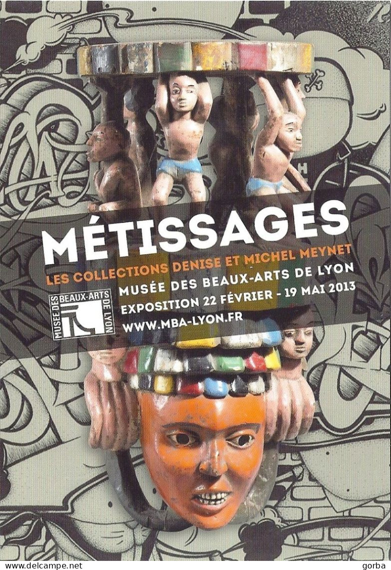 *CPM  - Métissages - Expo Des Collections Denise Et Michet MEYNET - Musée Des Beaux Arts - LYON (69) - Esposizioni