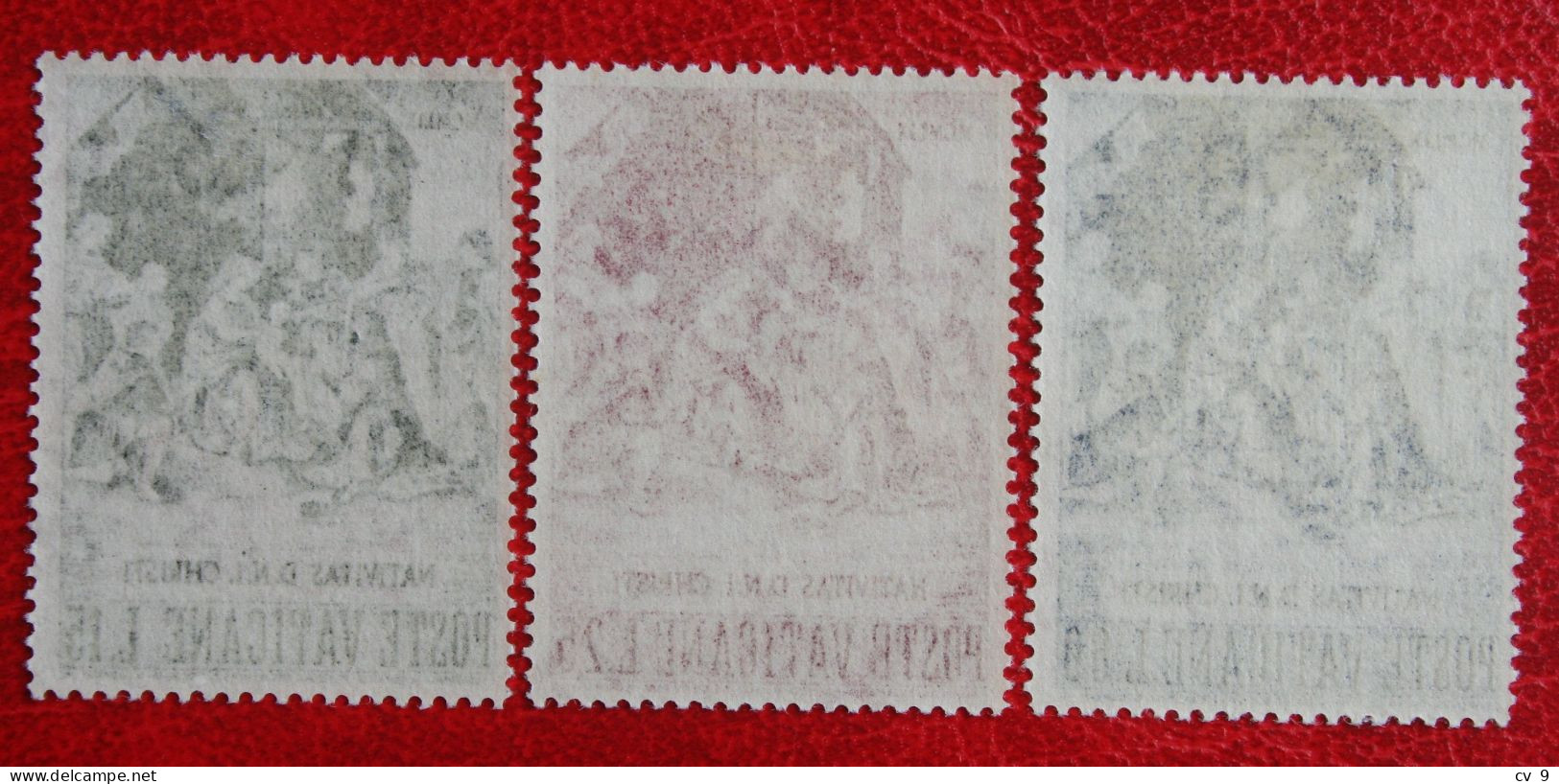 Natale Weihnachten Xmas Noel Kerst 1959 Mi 327-329 Yv 284-286 Ongebruikt / MH / * VATICANO VATICAN VATICAAN - Unused Stamps