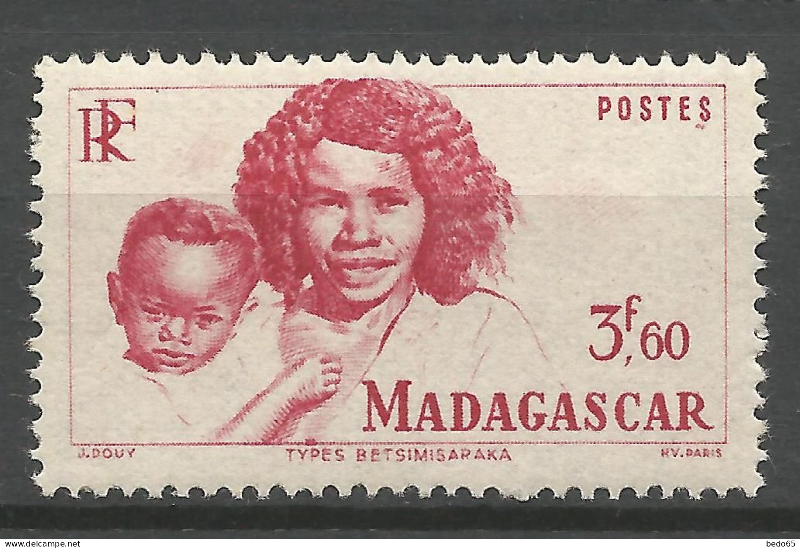 MADAGASCAR  N° 311 NEUF** Luxe SANS CHARNIERE NI TRACE / Hingeless  / MNH - Ongebruikt