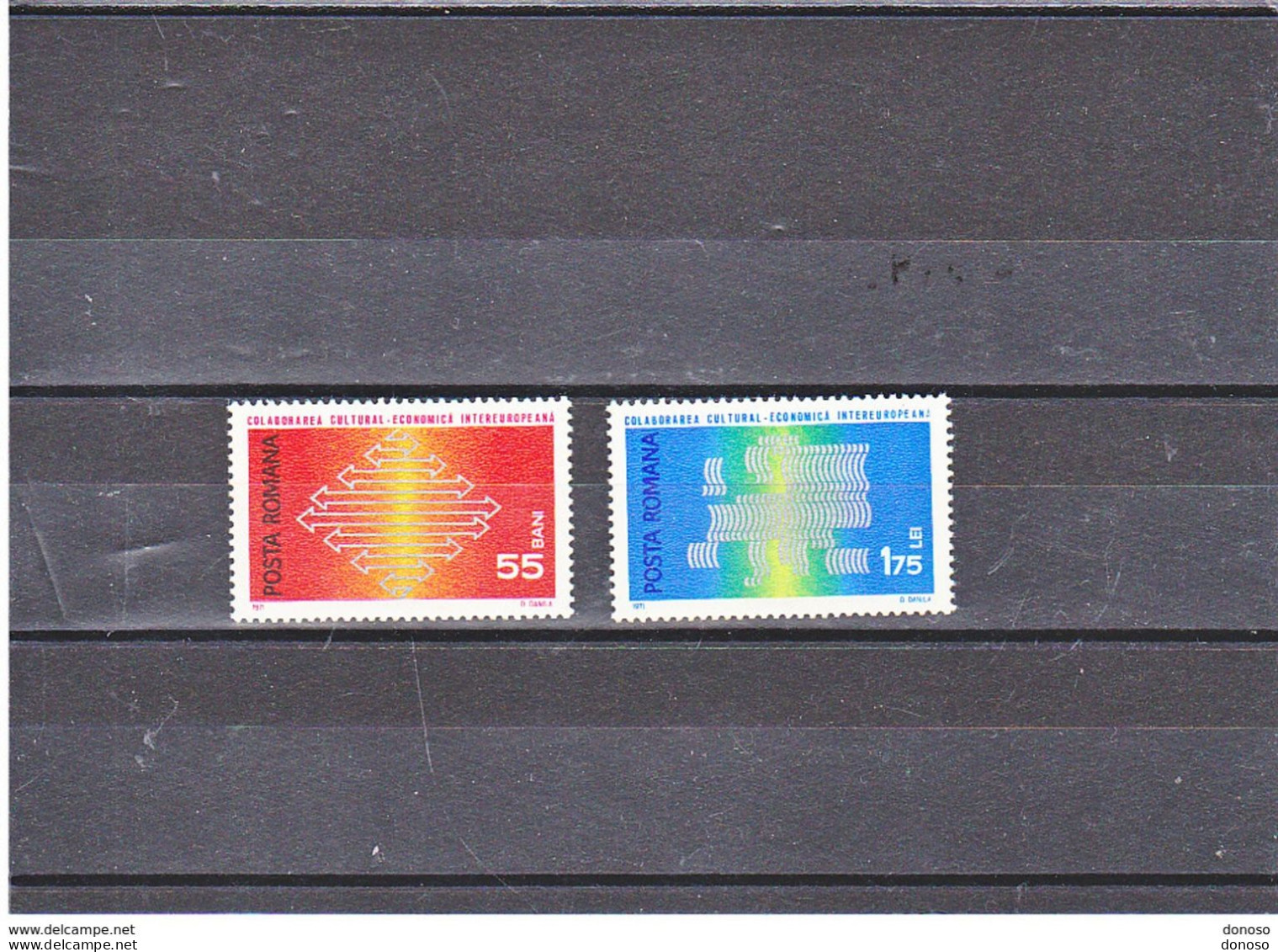 ROUMANIE 1971 EUROPE Yvert 2602-2603, Michel 2919-2920 NEUF** MNH Cote 4 Euros - Unused Stamps
