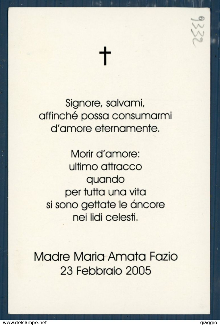 °°° Santino N. 9332 - Signore Salvami °°° - Religion & Esotérisme