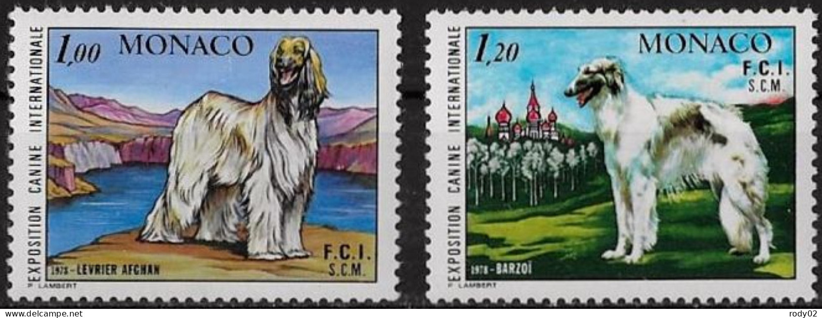 MONACO - CHIENS - N° 1163 ET 1164 - NEUF** MNH - Dogs