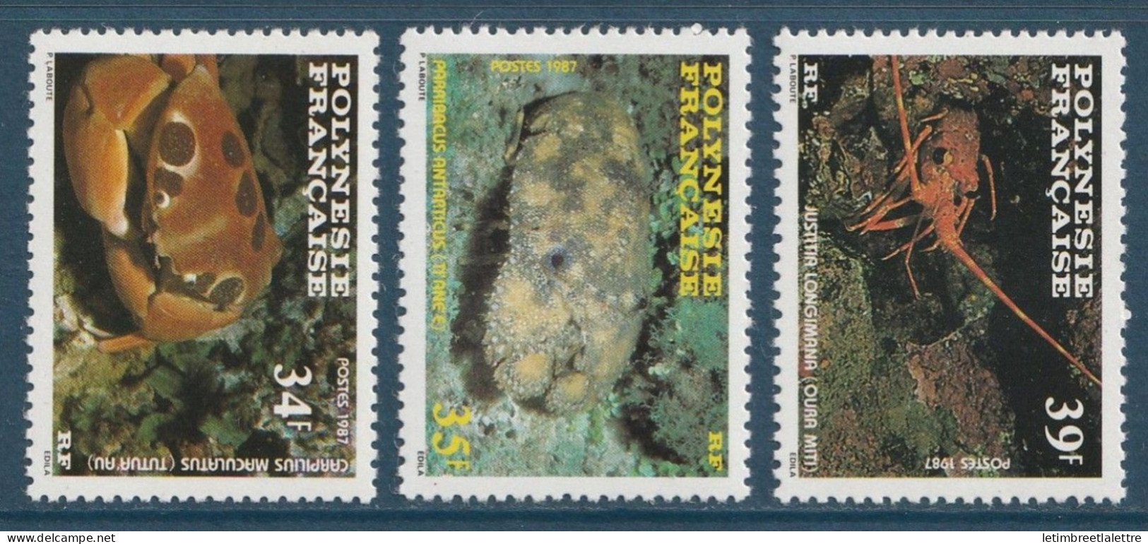 Polynésie - YT N° 275 à 277 ** - Neuf Sans Charnière - 1987 - Nuevos
