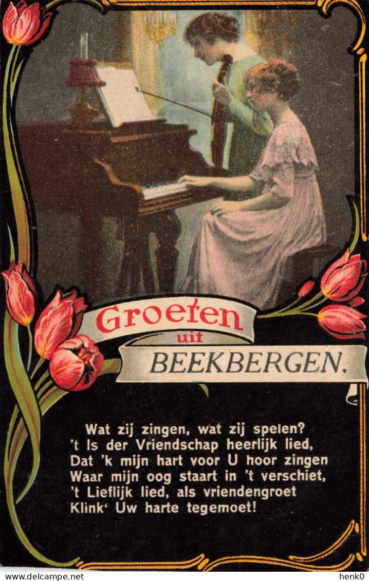 Beekbergen Groeten Uit Fantasiekaart Oud 1919 C3108 - Altri & Non Classificati