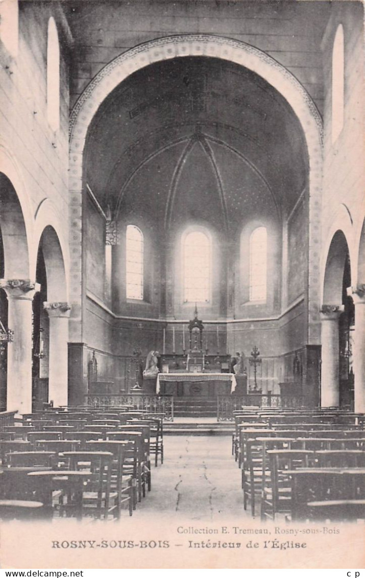 Montreuil  -  Interieur De L'Eglise  -  CPA °J - Montreuil