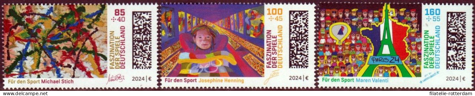 Germany / Duitsland - Postfris / MNH - Complete Set Sports 2024 - Nuevos