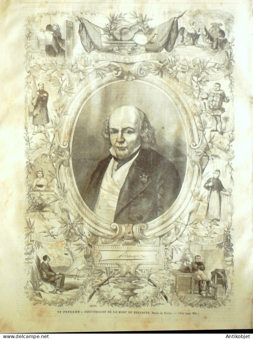 Le Journal Illustré 1865 N°75 Noyon (60) Mexico Acapulco Vera-Cruz Matomaras - 1850 - 1899