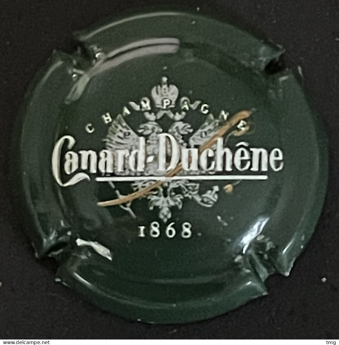 102 - 61 - Canard-Duchêne, Vert Bouteille, Petit Sabre, Grand 1868 (côte 1,5 €) Capsule De Champagne - Canard Duchêne
