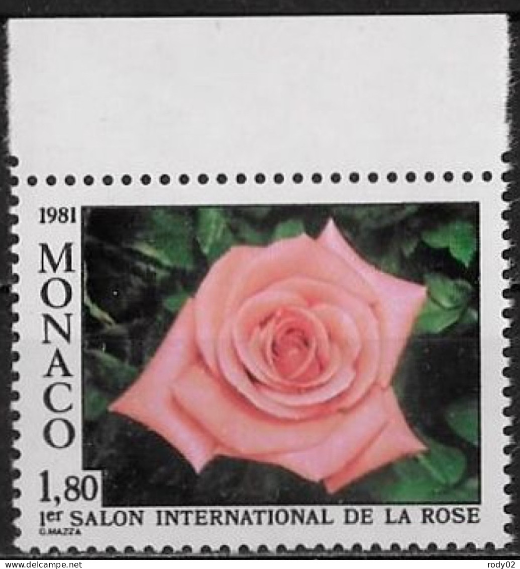 MONACO - ROSES - N° 1297 - NEUF** MNH - Rose