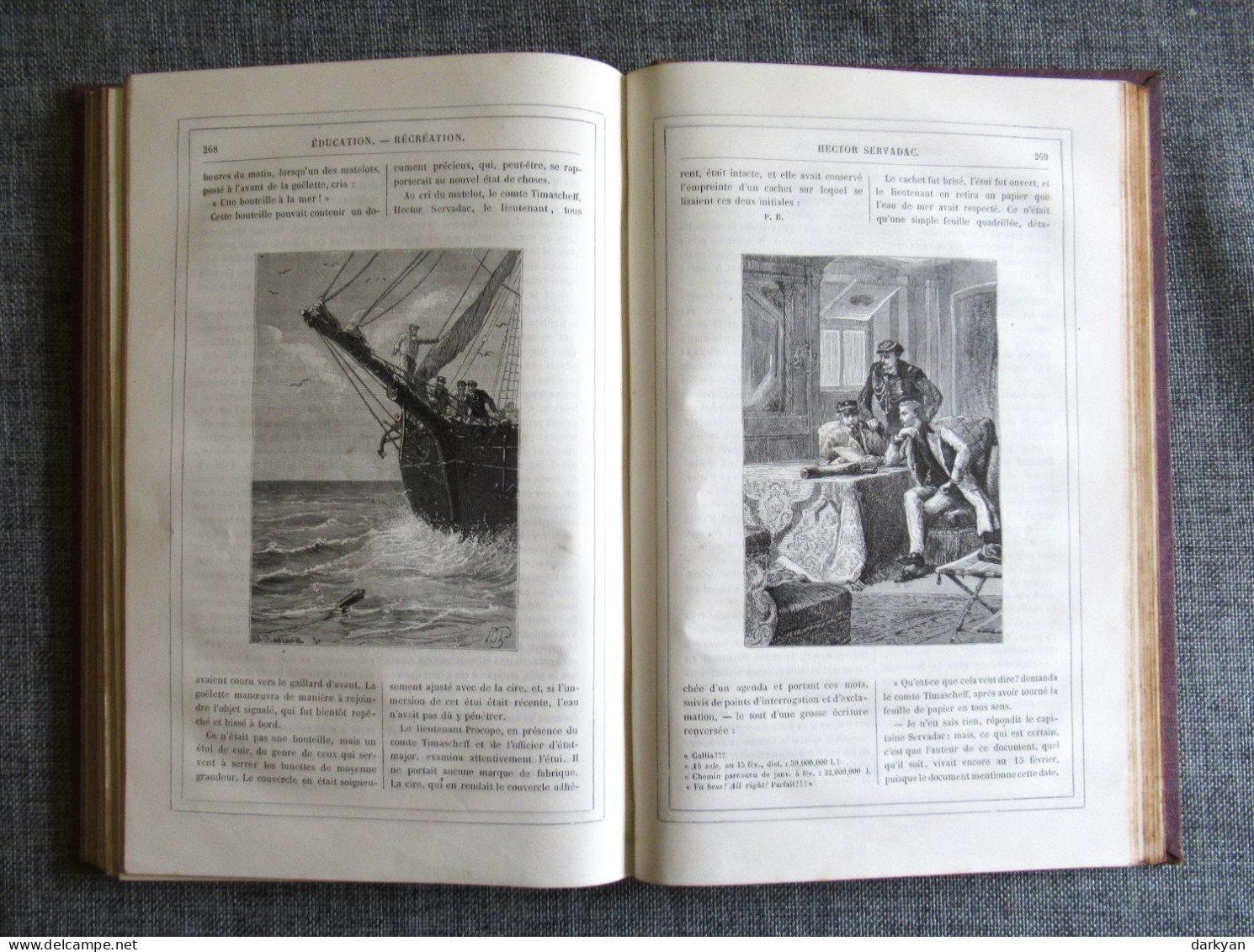 Jules Verne, Stahl - Magasin D'éducation Et De Récréation 1877 Tome 25 Et 1876 Tome 23 - Hetzel - 1801-1900