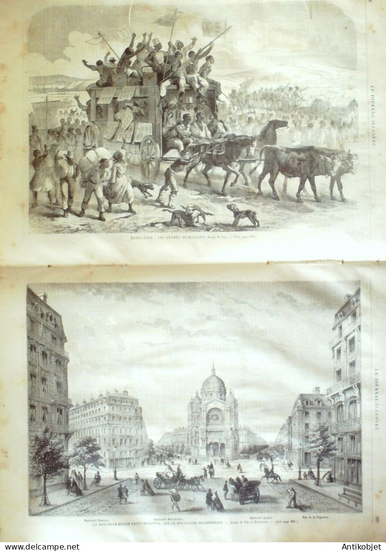 Le Journal Illustré 1865 N°76 Algérie Emir Abd-EZl-Kader Saint-Omer (62) Russie St-Pétersbourg - 1850 - 1899