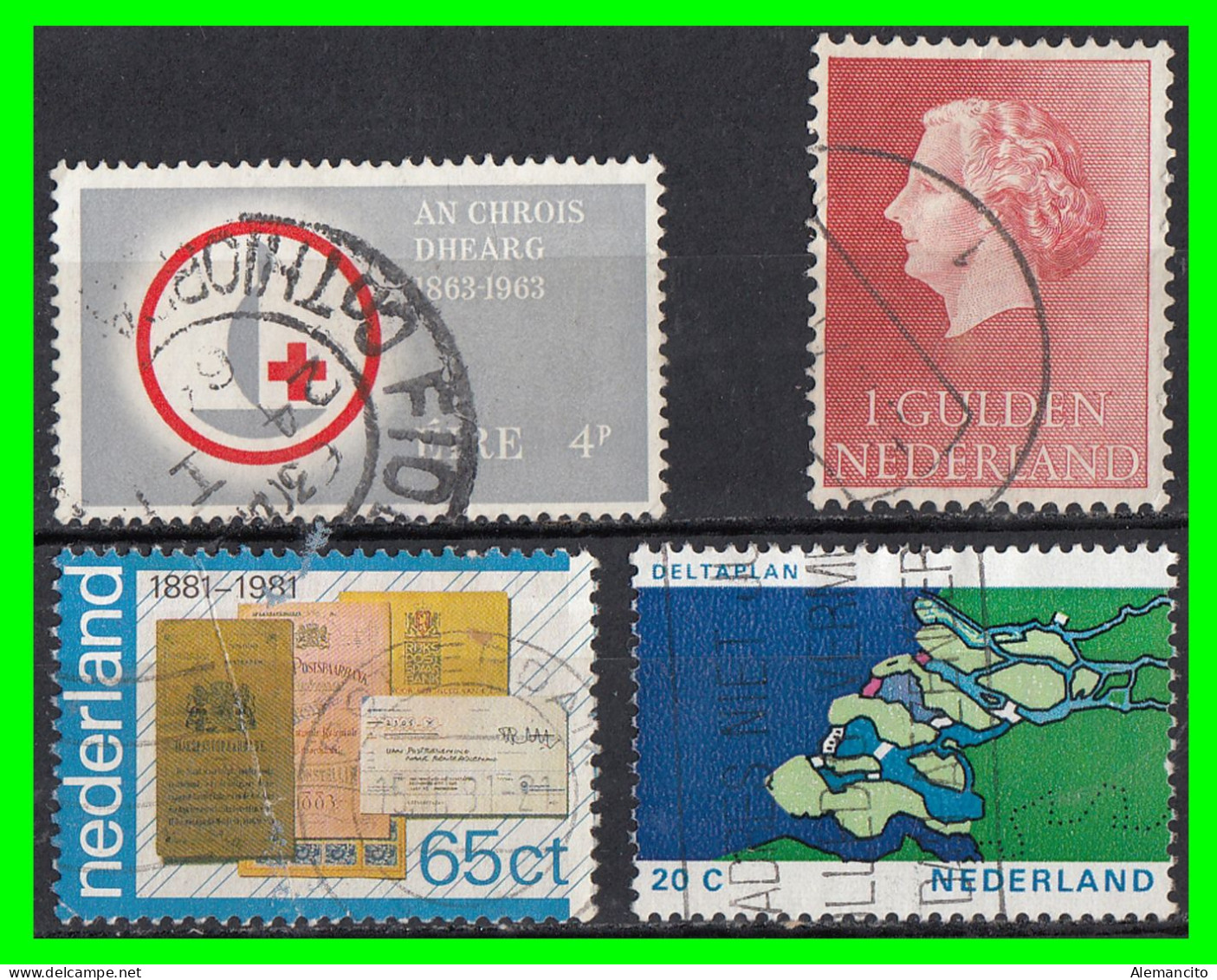 PAISES BAJOS ( EUROPA )  SELLOS DIFERENTES AÑOS Y VALORES - Used Stamps