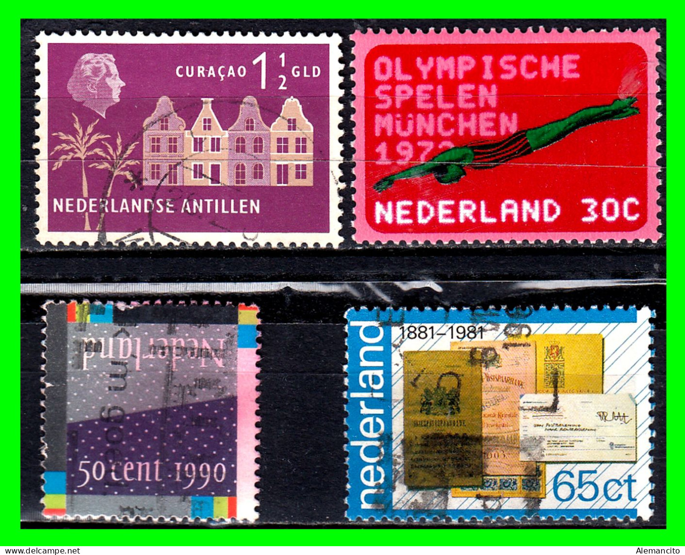 PAISES BAJOS ( EUROPA )  SELLOS DIFERENTES AÑOS Y VALORES - Used Stamps