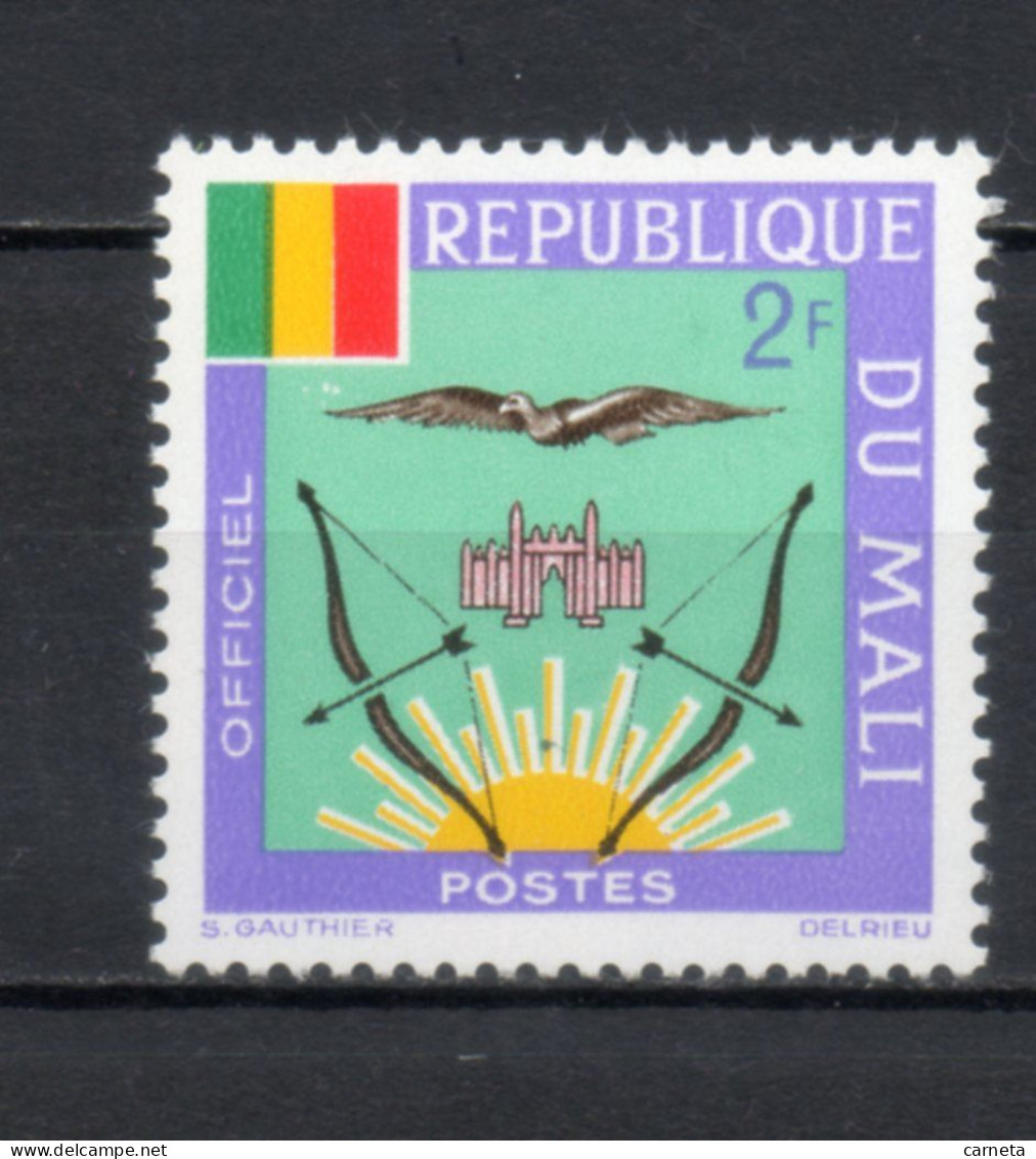 MALI  SERVICE  N° 13    NEUF SANS CHARNIERE  COTE 0.25€    ARMOIRIE OISEAUX ANIMAUX - Malí (1959-...)