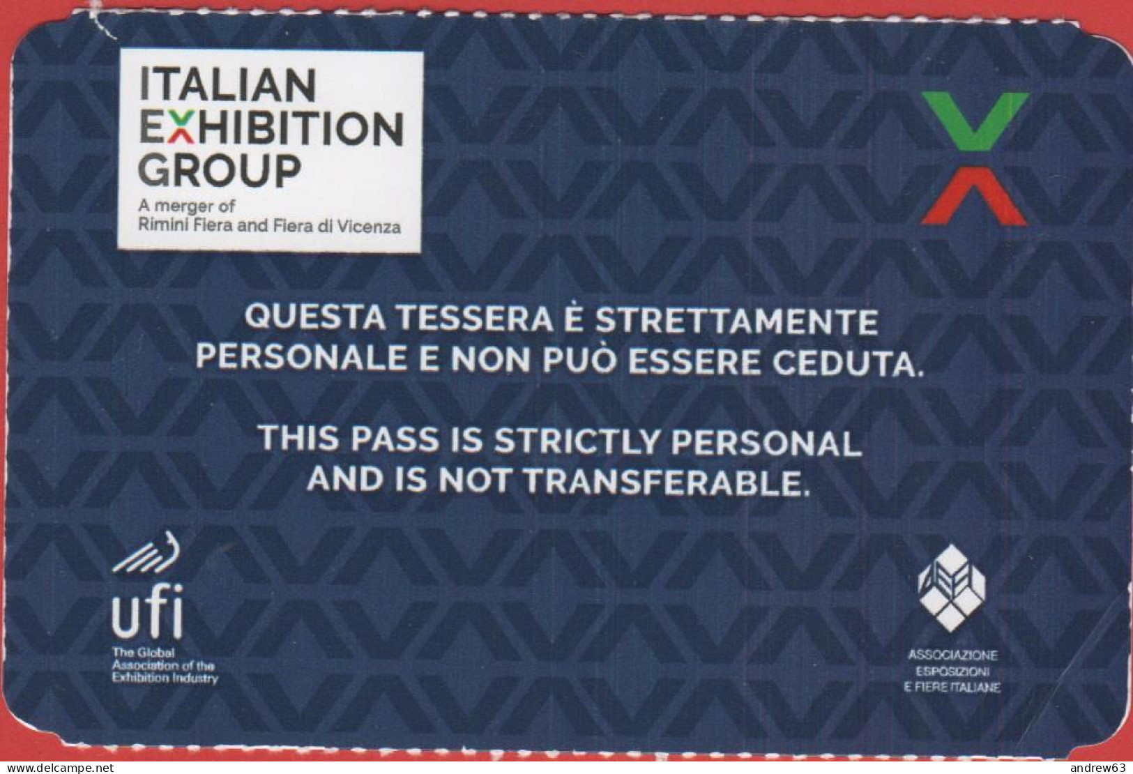 ITALIA - VICENZA - Italian Exhibition Group - Abilmente Primavera 2024 - Biglietto D'Ingresso - Usato - Toegangskaarten