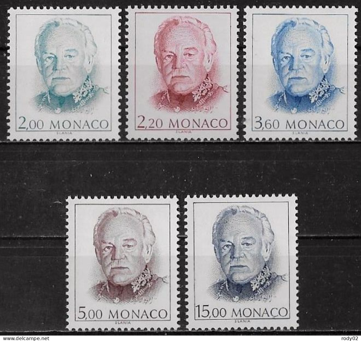 MONACO - N° 1671 A 1675 - NEUF** MNH - Unused Stamps