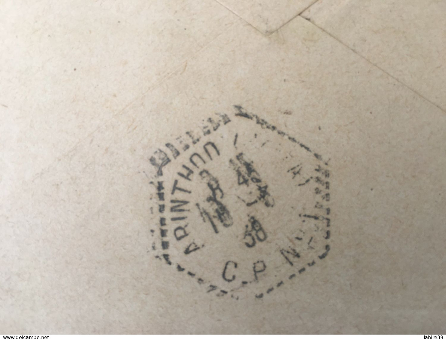 Enveloppe Oblitérée / Préfecture Du Jura / Service Des Etrangers / 1938 - Historical Documents