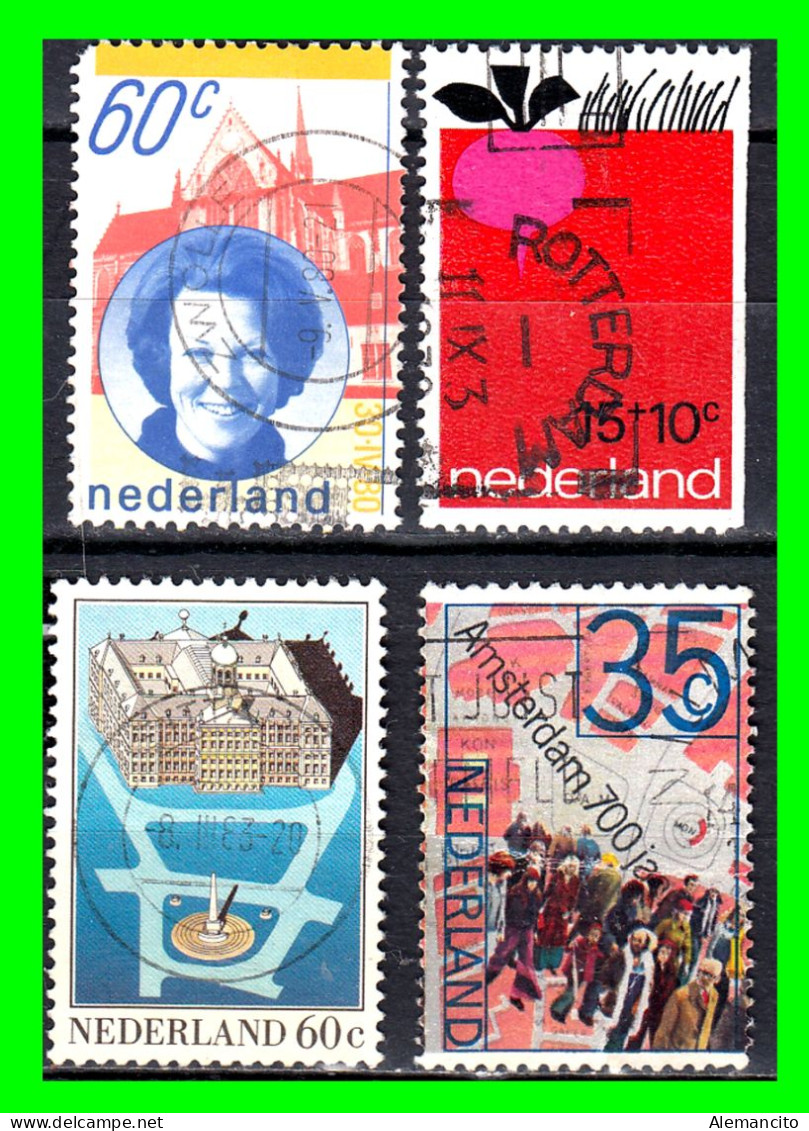 PAISES BAJOS ( EUROPA )  SELLOS DIFERENTES AÑOS Y VALORES - Used Stamps