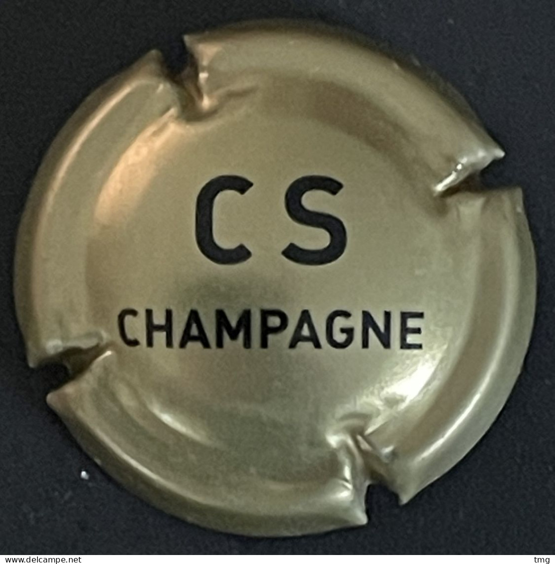 314 - 1 - Comte De Senneval (or Et Noir), CS Petites Lettres (côte 3 €) Capsule De Champagne - Autres & Non Classés