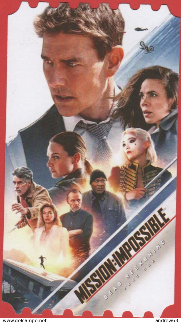 Cinema - 2023 - Mission Impossible Dead Reckoning - Scheda Gradimento Non Compilata - Cinema Advertisement