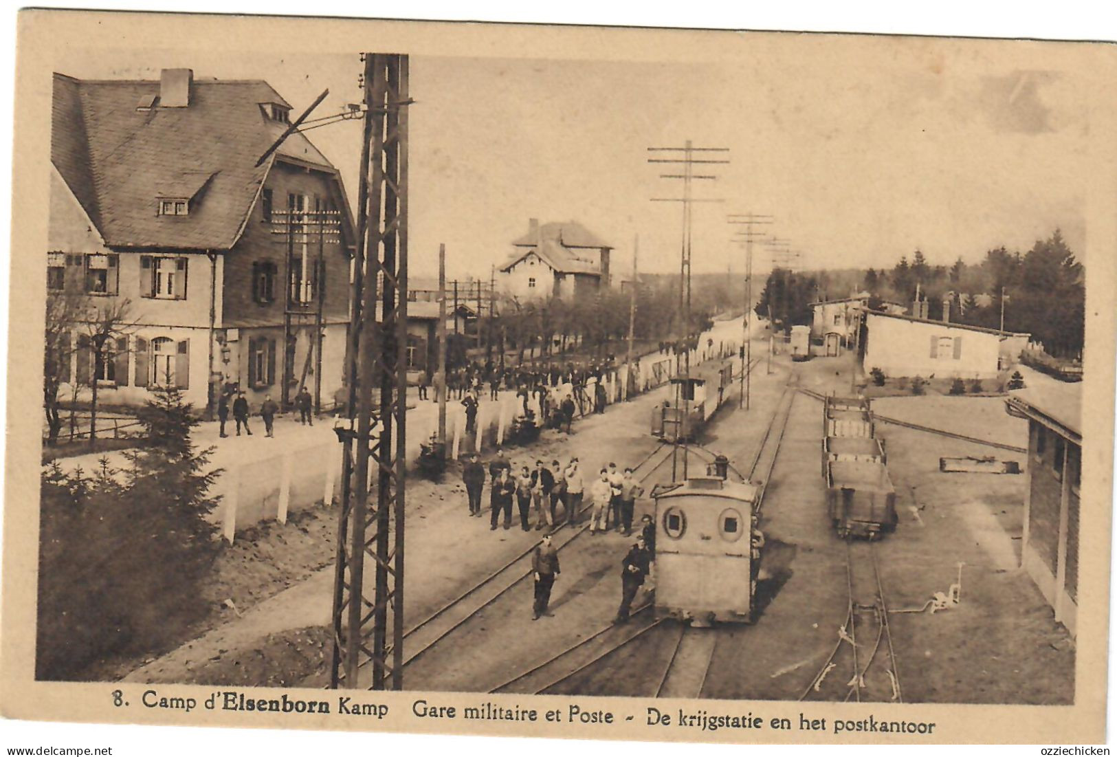 Elsenborn Camp Gare Militaire Et Poste - Elsenborn (camp)