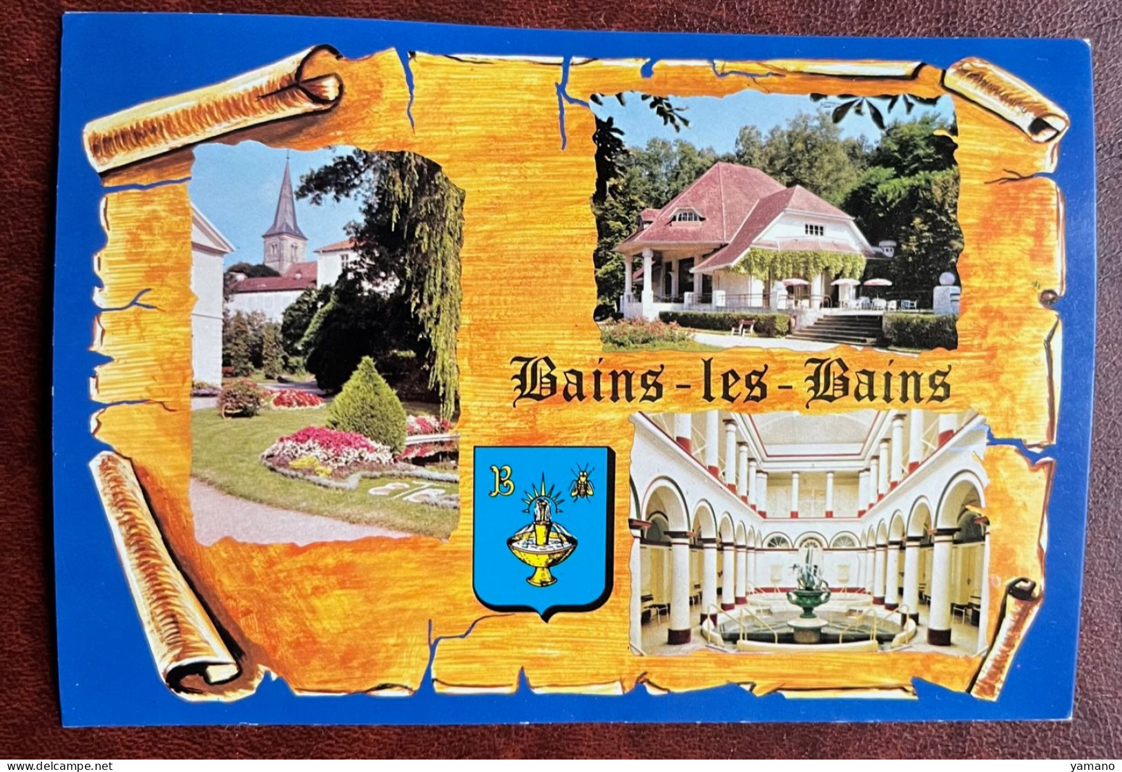 FRANCE 1985  -  CP  BAINS LES BAINS Avant Qu'elle Ne Devienne La Vôge Les Bains - Bains Les Bains