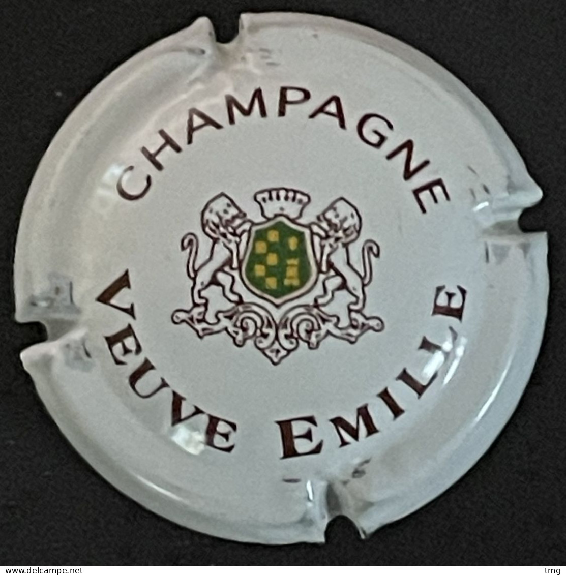 317 - 3 - Veuve Emille Blanc Et Vert (côte 1,5 €) Capsule De Champagne - Autres & Non Classés