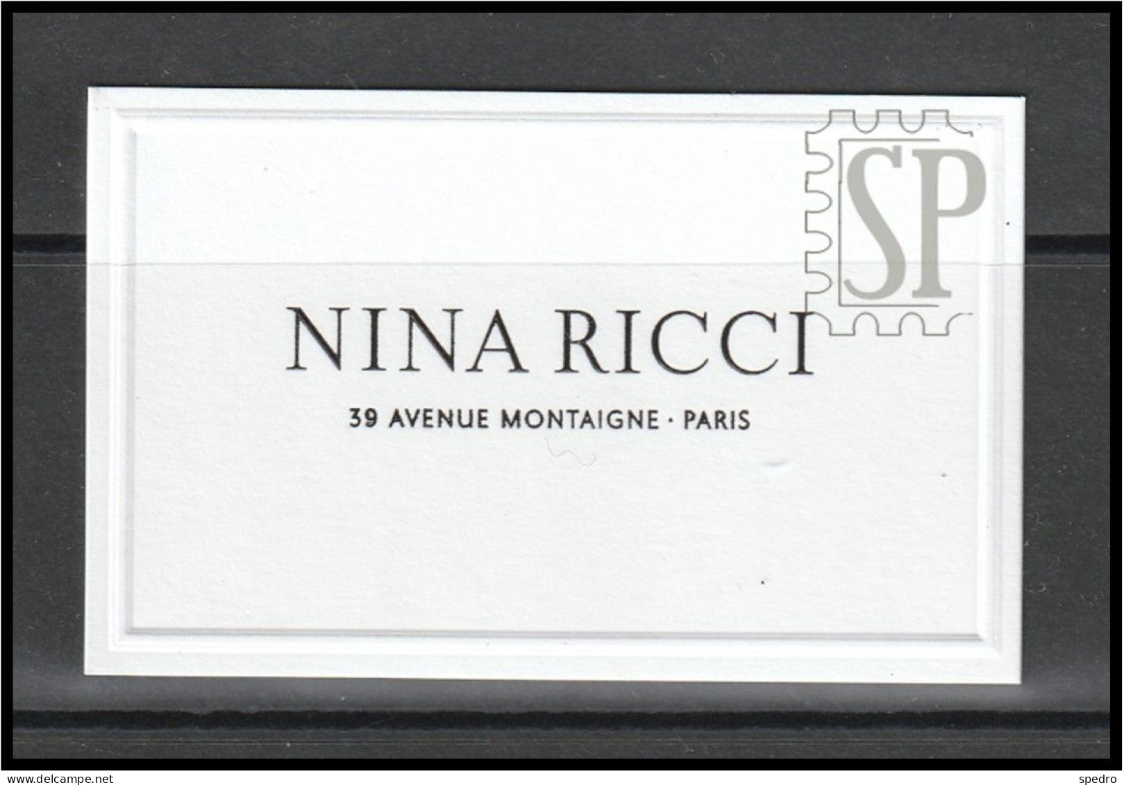 Nina Ricci Parfum 1 Perfume Card Carte Parfumée Cartão Perfumado 2024 Woman Mulher Paris Montaigne 39 Avenue - Modern (from 1961)