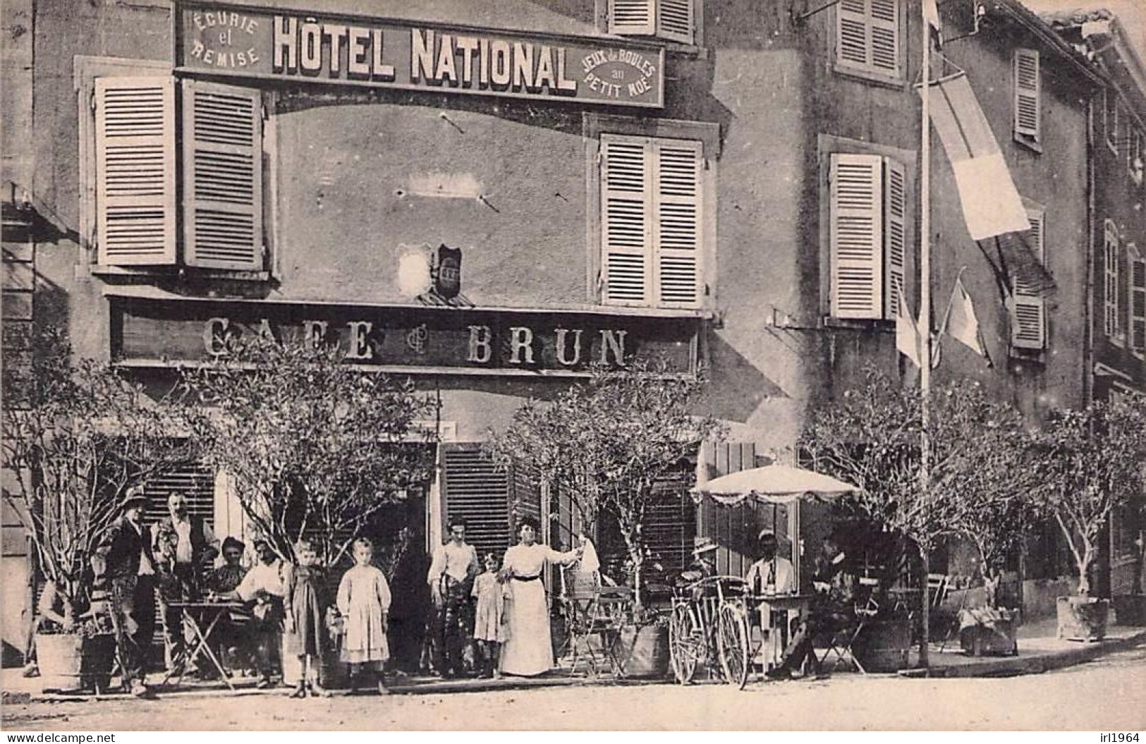 RARE TOP ANSE RHONE HOTEL NATIONAL CAFE BLAIN BRUN Belle Animation - Anse