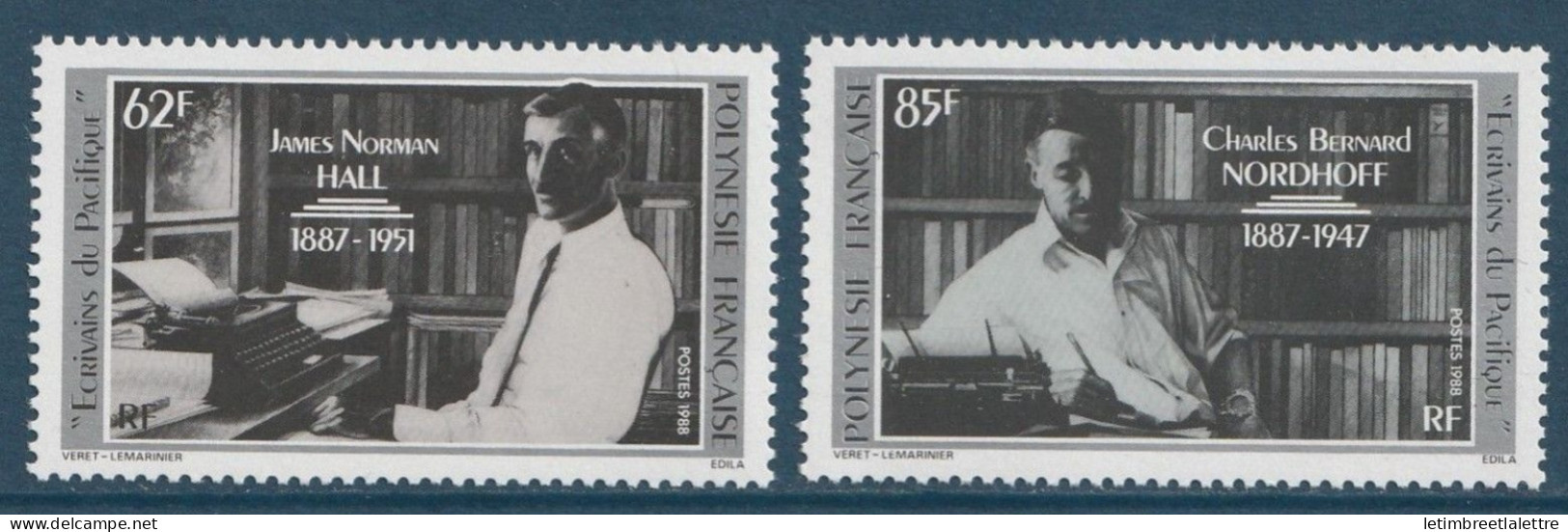 Polynésie Française - YT N° 297 Et 298 ** - Neuf Sans Charnière - 1988 - Unused Stamps