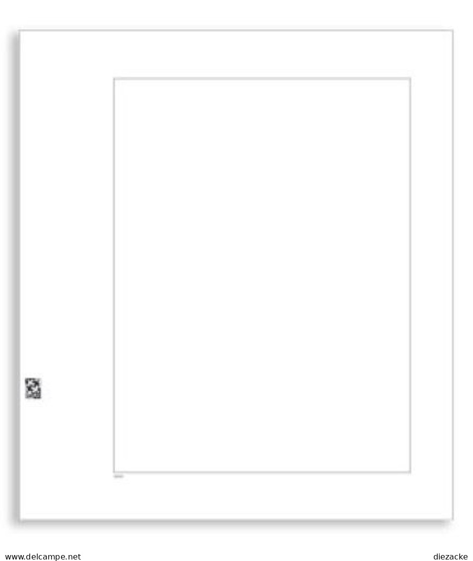 DAVO Blankoblätter Standard Mit Randlinie DV10025, 20 Blatt Neu ( - Vírgenes
