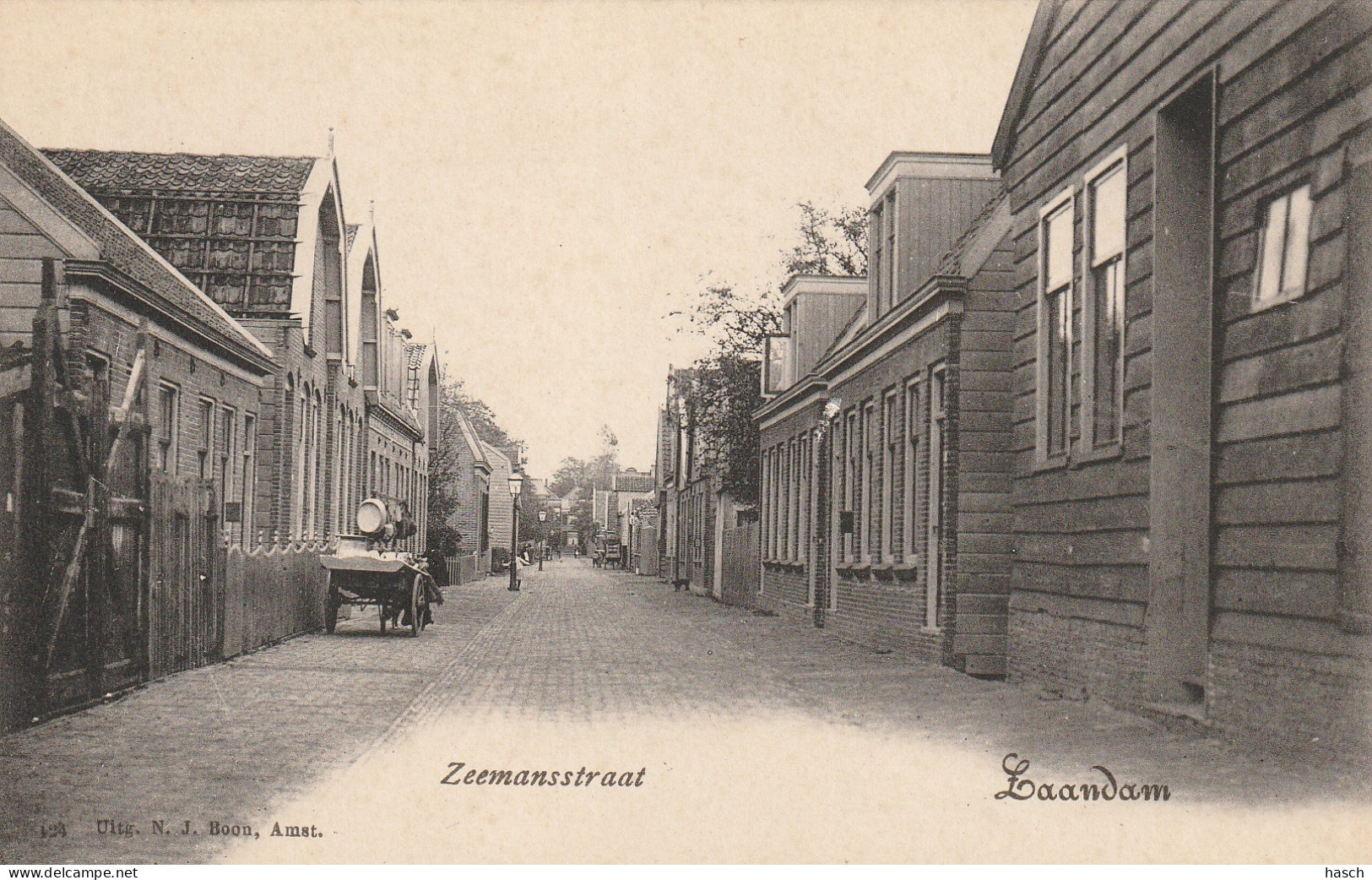 4934 38 Zaandam, Zeemansstraat. Rond 1900.  - Zaandam