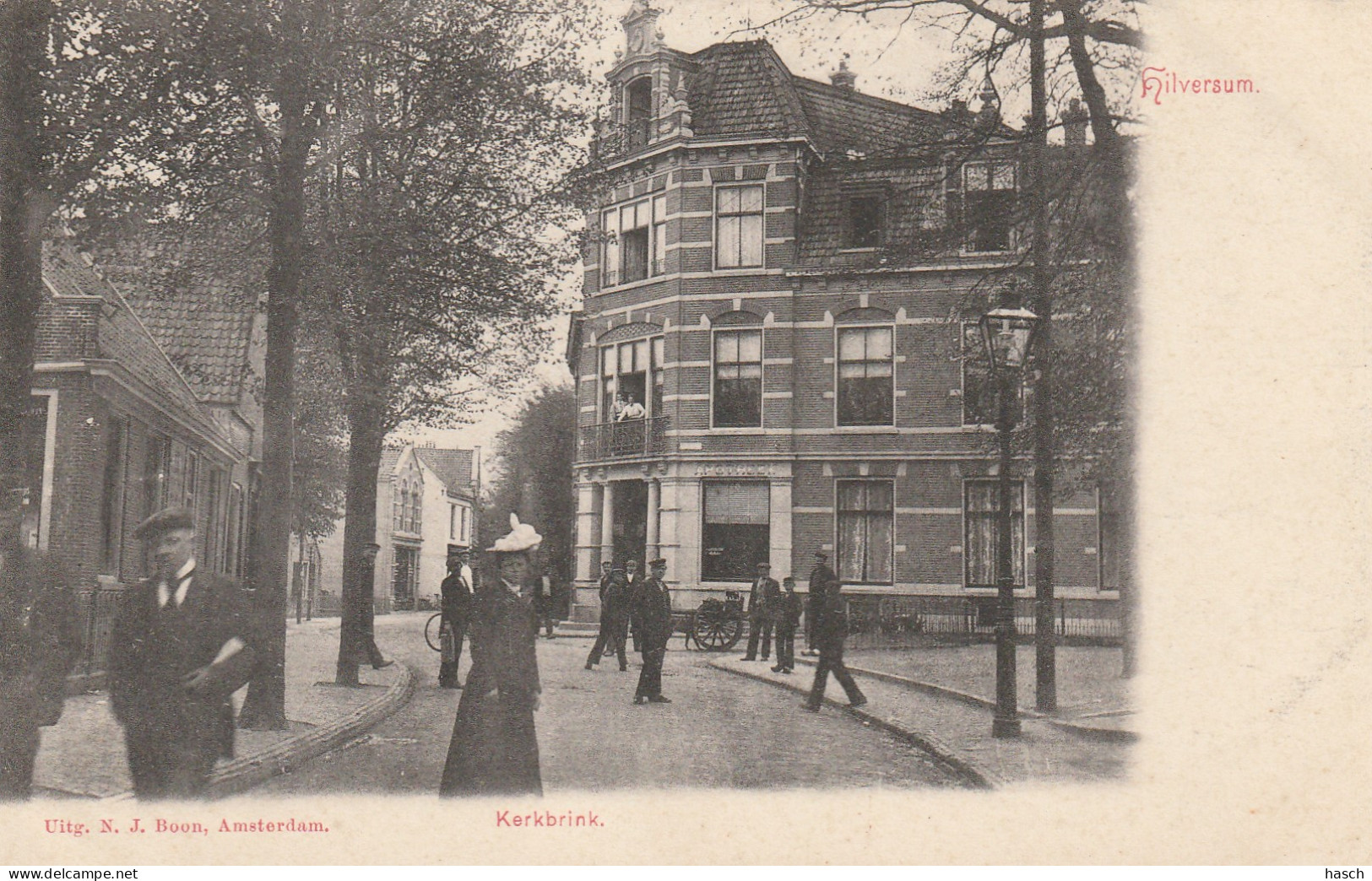 4934 49 Hilversum, Kerkbrink. Rond 1900.  - Hilversum