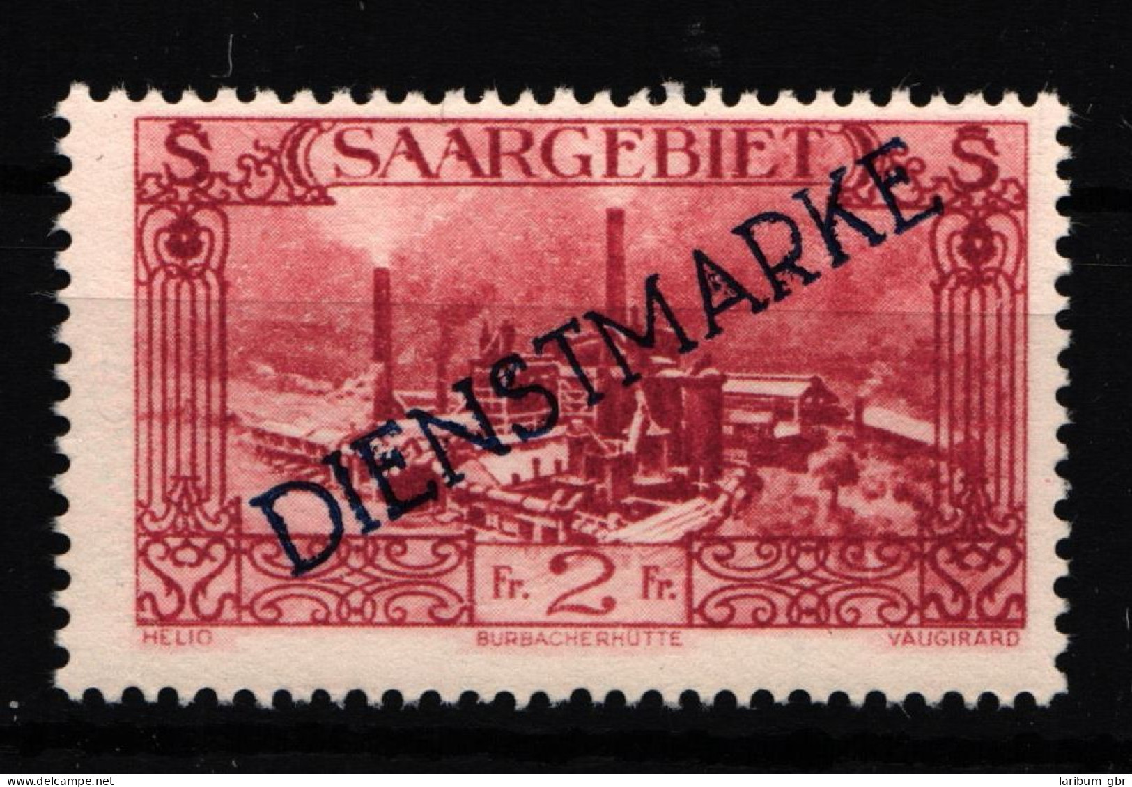 Saargebiet Dienstmarken D 21 Postfrisch Tadellos #HJ033 - Memel (Klaïpeda) 1923