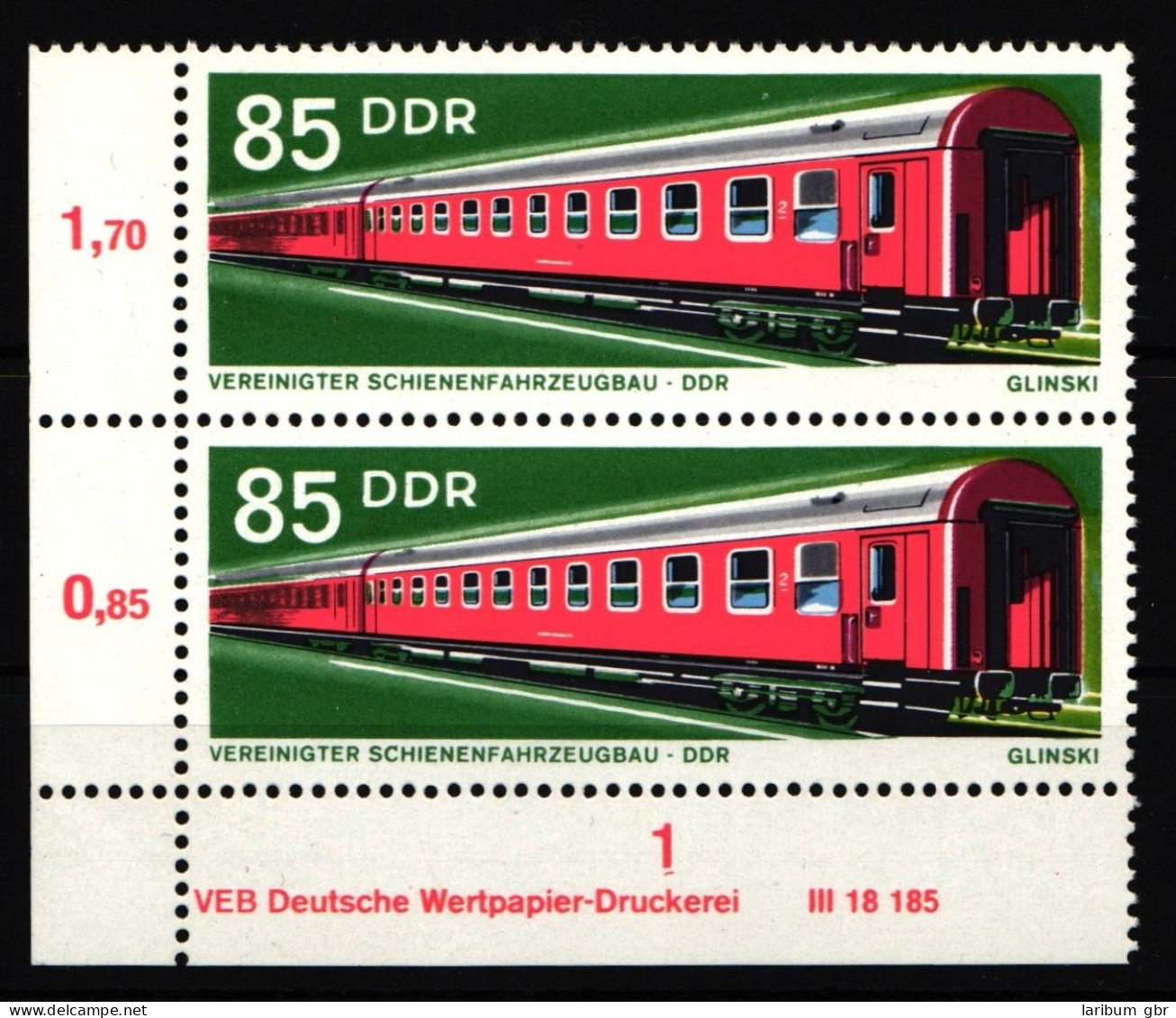 DDR 1849 DV Postfrisch #IU492 - Andere & Zonder Classificatie