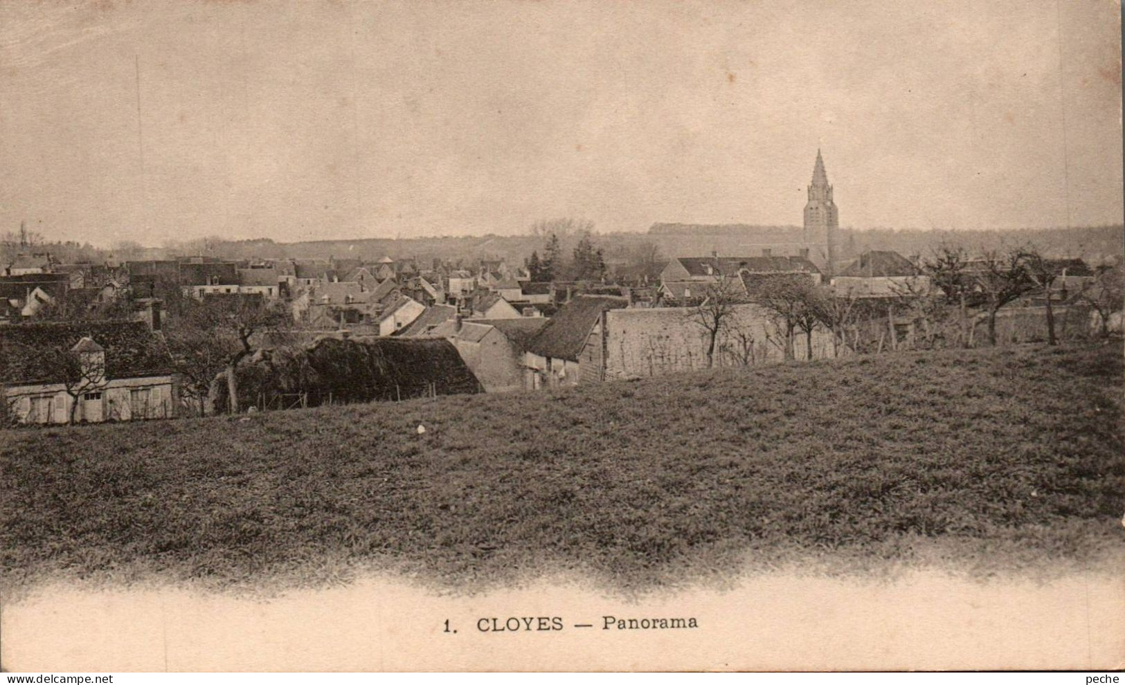 N°1817 W -cpa Cloyes -panorama- - Cloyes-sur-le-Loir