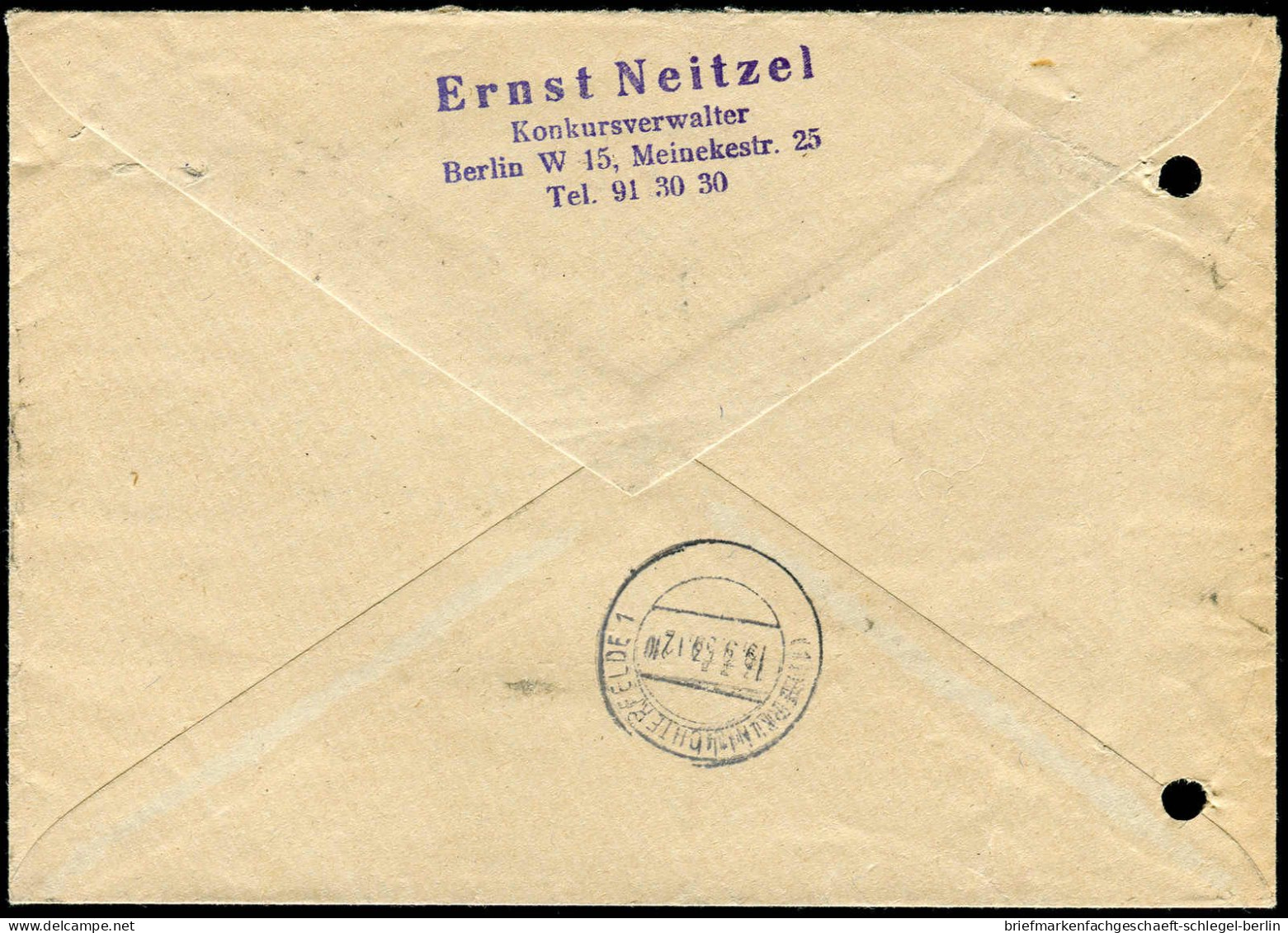 Berlin, 1953, 47, 49, 53, Brief - Other & Unclassified