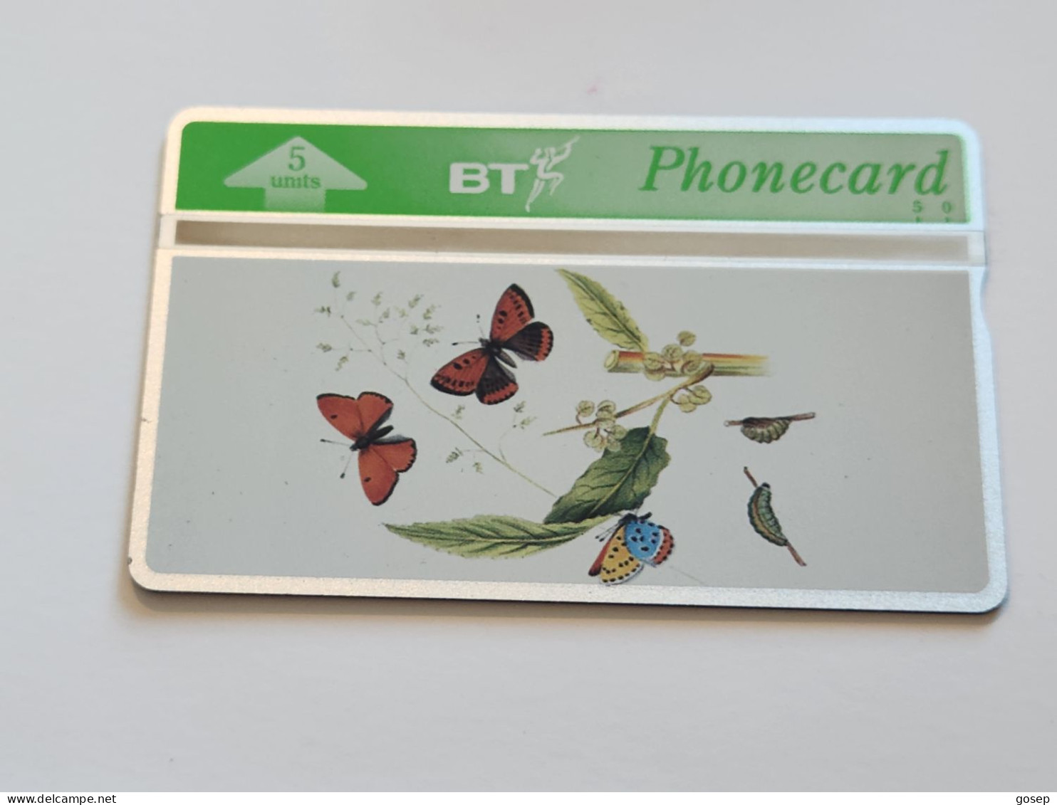 United Kingdom-(BTG-386)-Butterflies & Flowers-(1)-(337)(5units)(428L23865)(tirage-5.001)-price Cataloge--25.00£-mint-fo - BT Emissions Générales