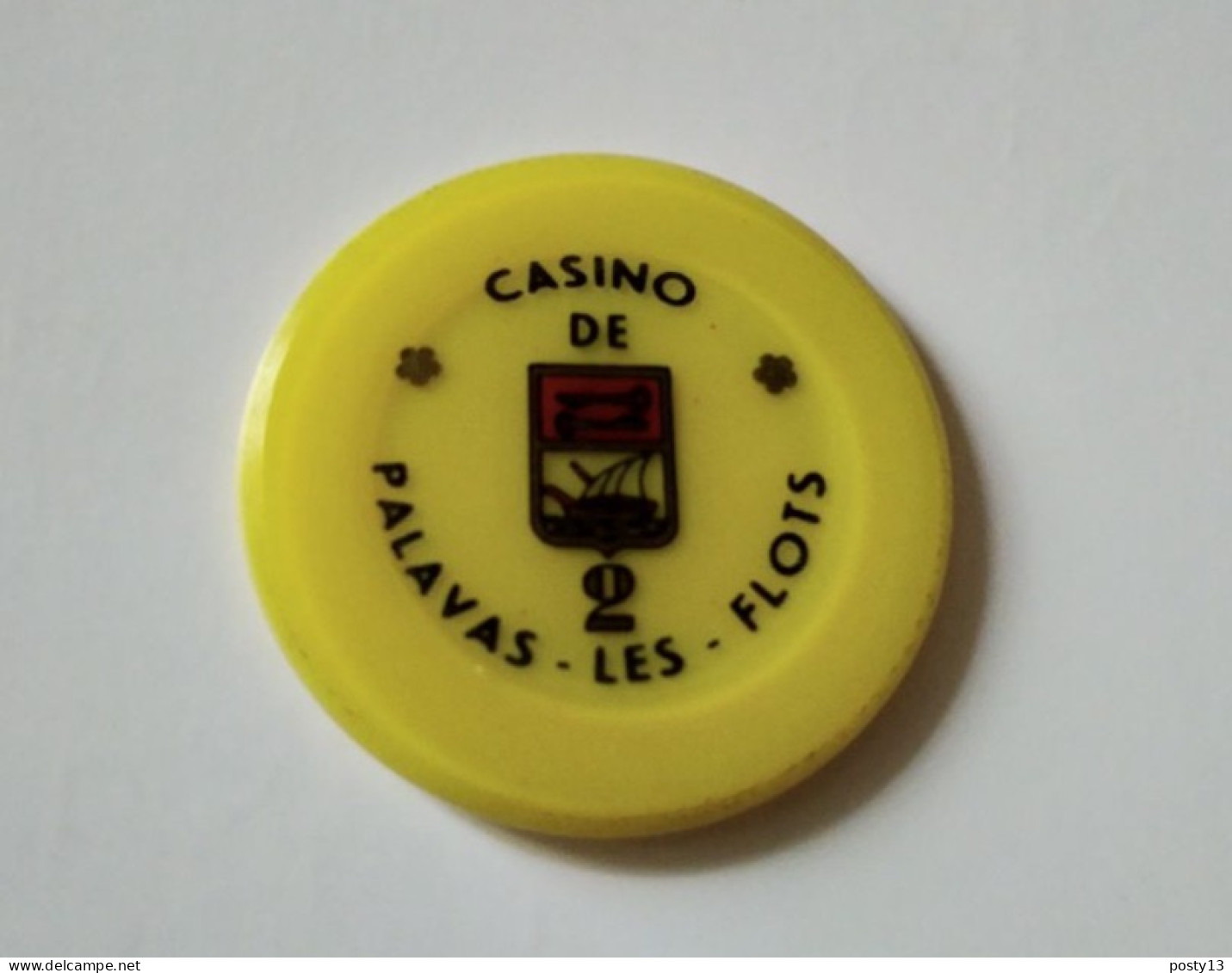 Jeton Casino De Palavas-les-Flots - Valeur 2 - TBE - Casino