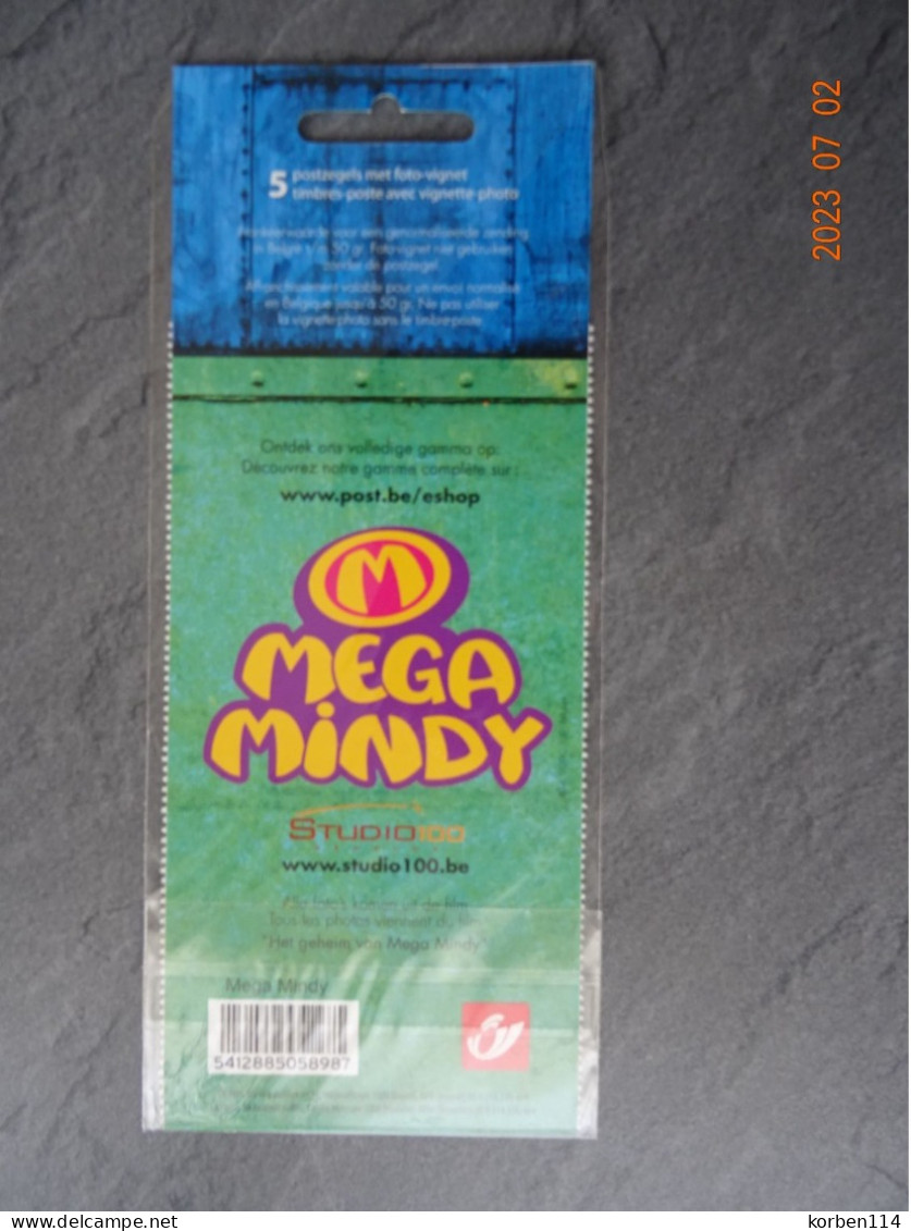 "  MEGA MINDY  "    DUOSTAMP NOG IN DE BLISTER - 1997-… Permanent Validity [B]