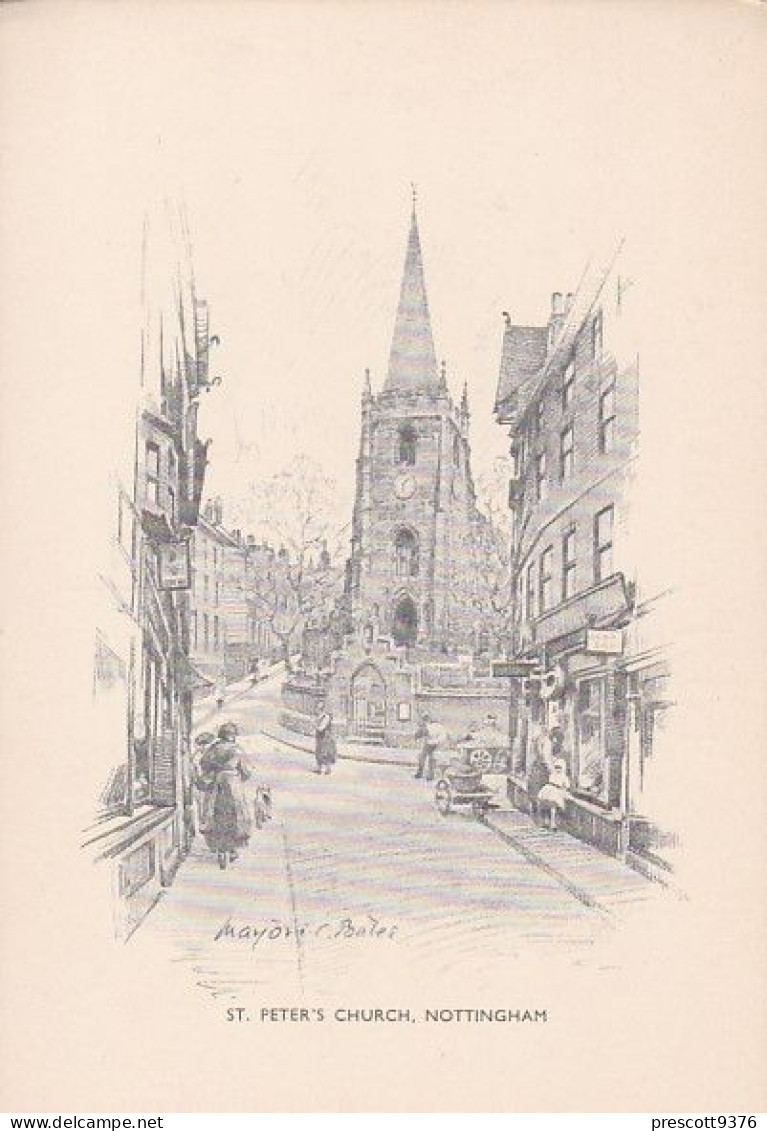 St Peters Church, Nottingham, Nottinghamshire -  Unused Postcard -  N1 - Nottingham