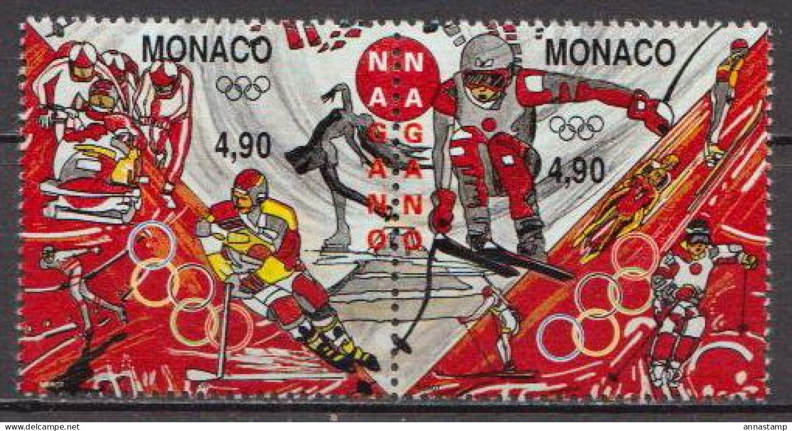 Monaco MNH Set - Hiver 1998: Nagano