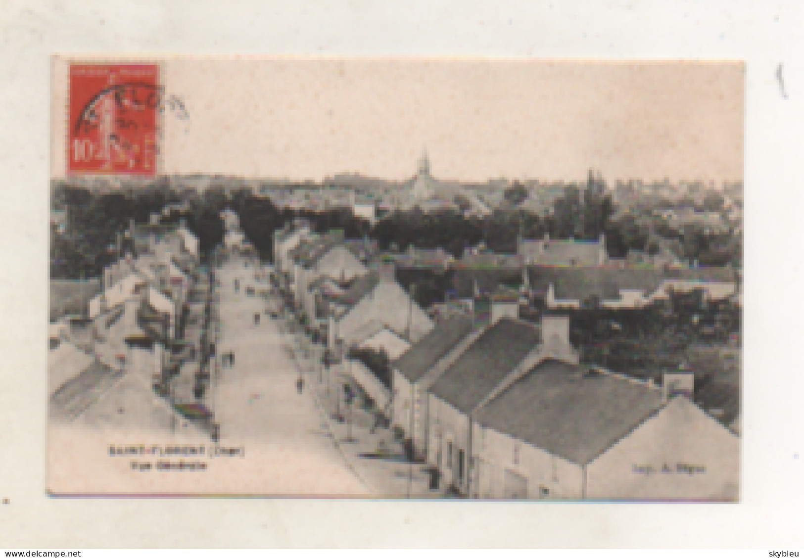 18. CPA - SAINT FLORENT SUR CHER - Vue Générale -  1908 - - Saint-Florent-sur-Cher