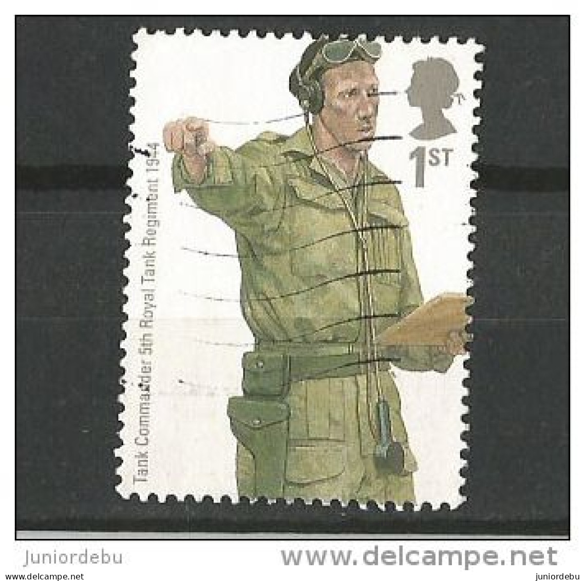 Great Britain - 2007  -Military Uniform - Tank Commander, 5th Royal Tank Regiment - USED. ( OL 14/07/2013 ) - Used Stamps