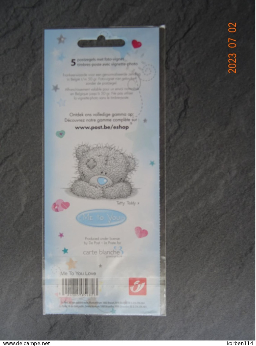 "  TATTY  TEDDY  ME TO YOU  "    DUOSTAMP NOG IN DE BLISTER - 1997-… Validez Permanente [B]