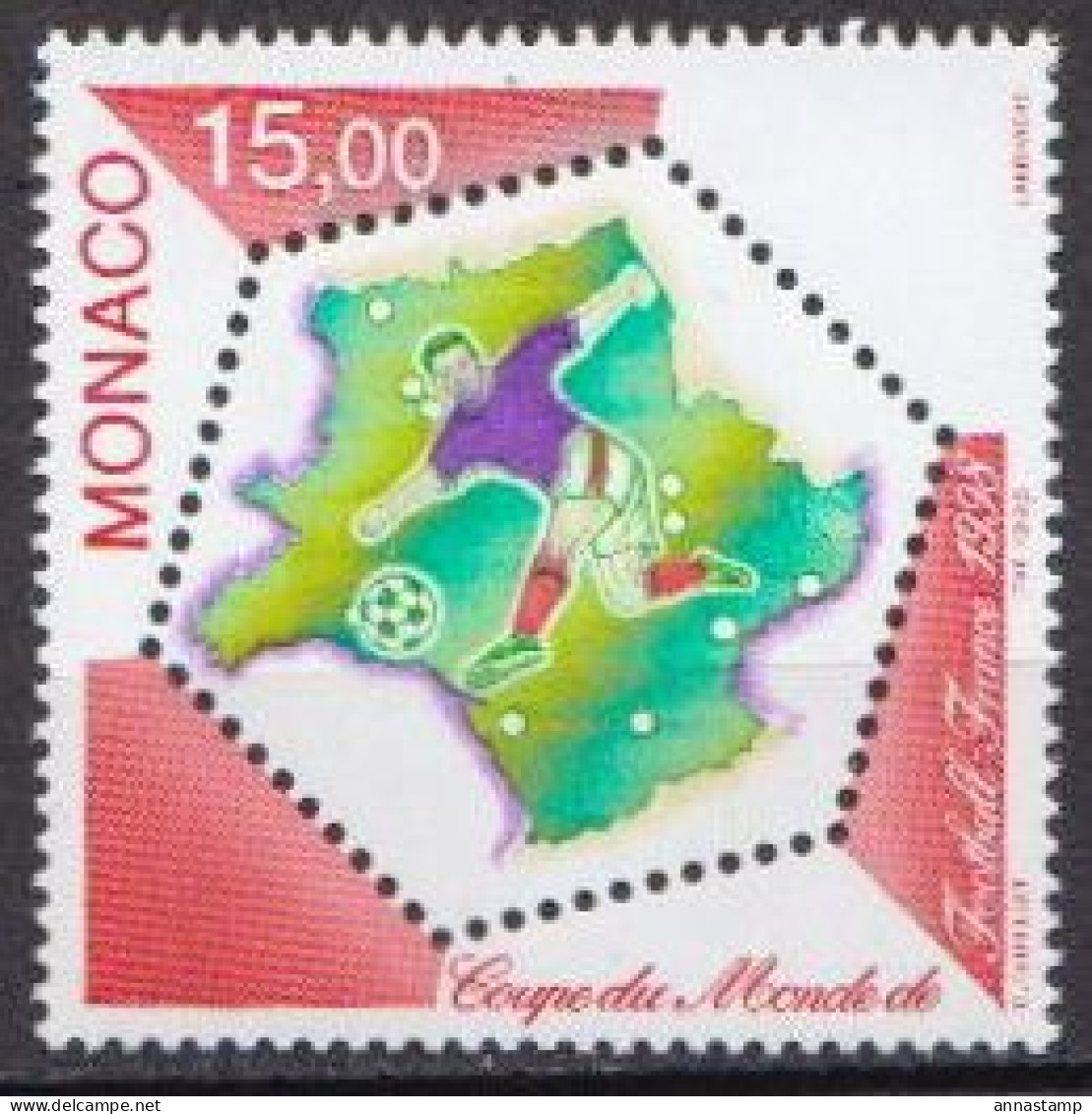 Monaco MNH Stamp - 1998 – Frankrijk