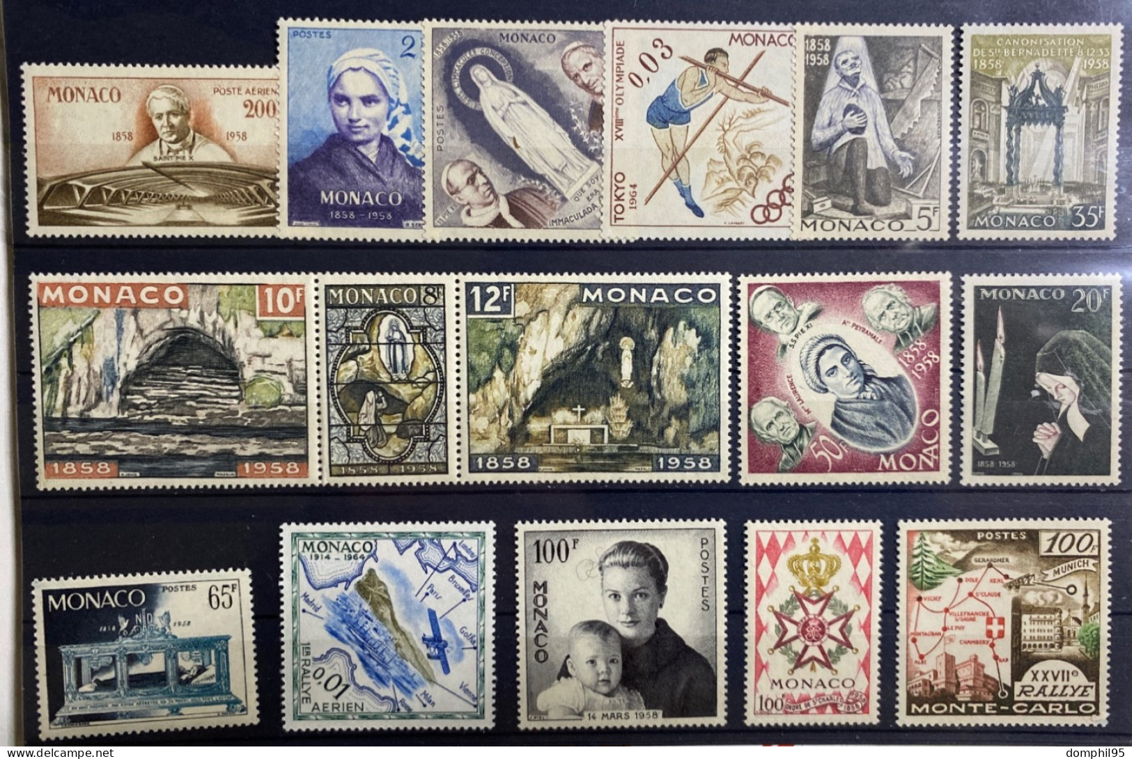 Monaco - 1958/64 - Lot De Timbres Neufs** à Saisir ! - Verzamelingen & Reeksen