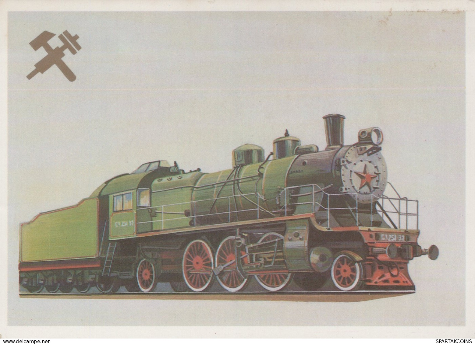 ZUG Schienenverkehr Eisenbahnen Vintage Ansichtskarte Postkarte CPSM #PAA769.A - Trains