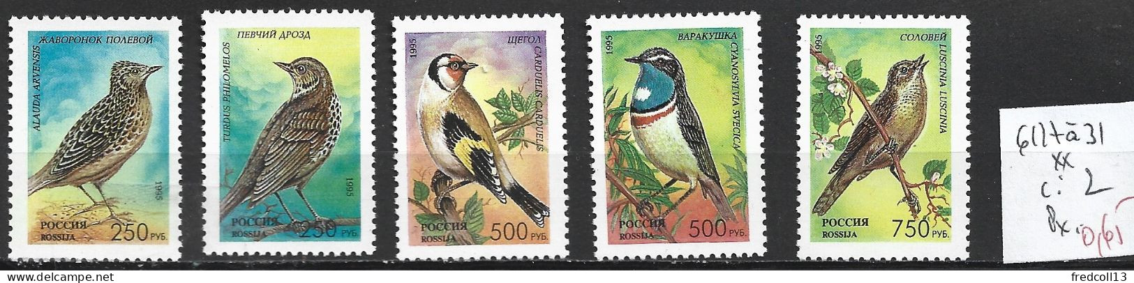 RUSSIE 6127 à 31 ** Côte 3 € - Unused Stamps