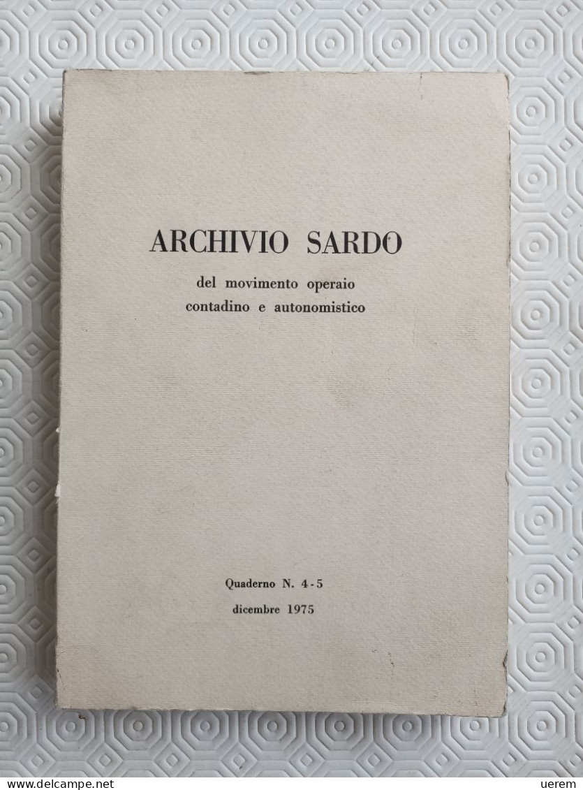 1975 Sardegna Storia Cultura Tradizioni - Libros Antiguos Y De Colección